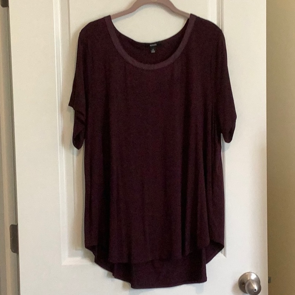 Burgundy top